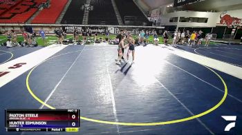 115 lbs Round 1 (16 Team) - Paxton Steele, Oregon Blue vs Hunter Edmunson, Idaho 2