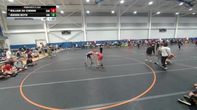 126 lbs Quarterfinal - William Du Chemin, BAM TC vs Jensen Boyd, Unattached