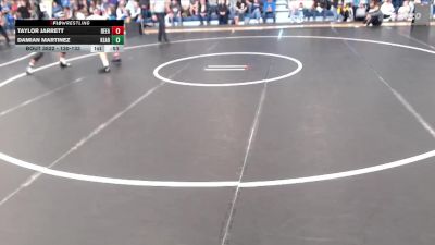 130-133 lbs Round 2 - Taylor Jarrett, Bellevue East vs Damian Martinez, Kearney