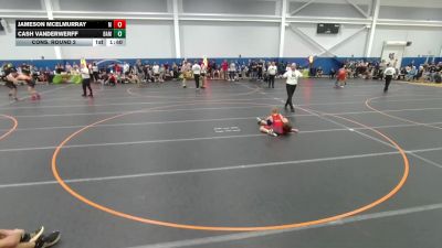 106 lbs Cons. Round 2 - Jameson McElmurray, Mason vs Cash Vanderwerff, BAM TC