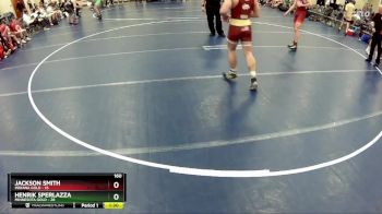 160 lbs Quarterfinals (8 Team) - Henrik Sperlazza, Minnesota Gold vs Jackson Smith, Indiana Gold