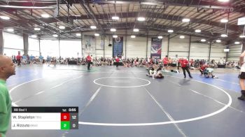 120 lbs Rr Rnd 1 - William Stapleton, Triumph White vs Joey Rizzuto, Brady Strong Blue