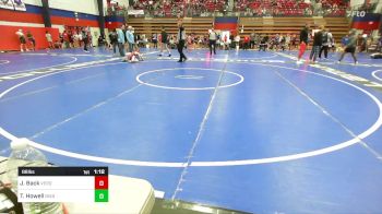 86 lbs Quarterfinal - Josh Back, Verdigris vs Trey Howell, Bixby JH Boys