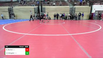 175 lbs Semifinal - Brody Wingate, Trojan Wrestling Academy vs Andrew Burton, SHELBYVILLE