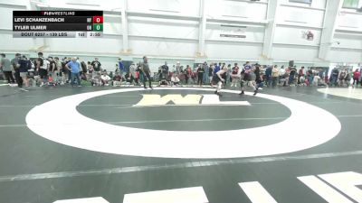 139 lbs Quarterfinal - Levi Schanzenbach, NY vs Tyler Ulmer, OH