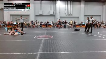 160 lbs Quarterfinal - Tristan Mobley, C2X vs Trey Gregory, Teknique Wrestling Club