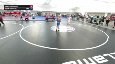 120 lbs Cons. Quarters - Jonah Juergens vs Gavin Guevara, Community Youth Center - Concord Campus Wrestling