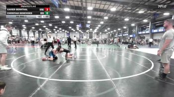 100 lbs Rr Rnd 3 - Xavier Bernthal, Buffalo Valley Wrestling Club MS Black vs Christian Benevides, Iron Faith Wrestling