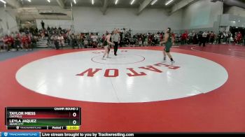 130 lbs Champ. Round 2 - Taylor Miess, Chatfield vs Leyla Jaquez, Adams City