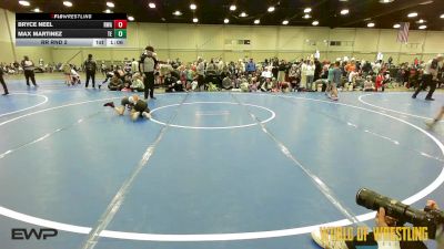 58 lbs Rr Rnd 2 - Bryce Neel, Roundtree 9U vs Max Martinez, Tulsa Elite 9U