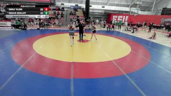 110 lbs Quarterfinal - Emily Klein, East Stroudsburg University vs Grace Molloy, Alvernia