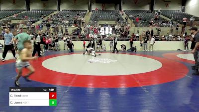 68 lbs Final - Colton Reed, Morris Fitness Wrestling Club vs Charles Jones, North Hall Jr Trojans