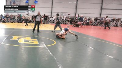 60 lbs Round 2 - 10:30am Friday - Landyn Schadt, Iowa Black vs Nicholas Sosa, Rough House W.C., CA