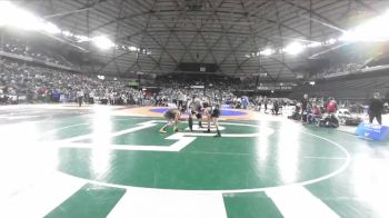 Boys 3A 126 lbs Champ. Round 3 - Zadrin Morga-Baisac, Shorecrest vs Brayden Medelez, Hermiston