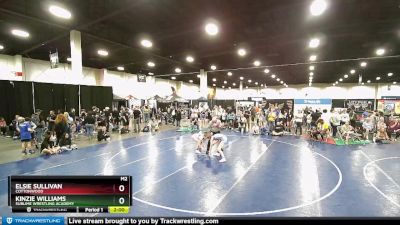 114 lbs Round 2 - Kinzie Williams, Sublime Wrestling Academy vs Elsie Sullivan, Cottonwood