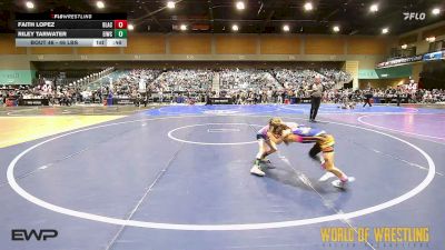 46 lbs Final - Faith Lopez, Black Fox Academy vs Riley Tarwater, Eufaula Ironheads Wrestling Club