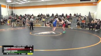 206-215 lbs Round 2 - Hudson Herboldsheimer, Lisbon vs Kiernan Owings, Clear Creek-Amana