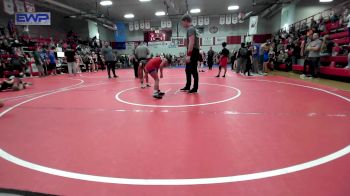 61 lbs Rr Rnd 2 - Clayton Wardlow, Heat vs Callan Carson, Salina Wrestling Club