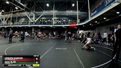 88 lbs Finals (2 Team) - Jameson Shawver, U2 Uprising Blue vs Noah Blair, CTWHALE