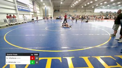 80 lbs Quarterfinal - Nelson Villafane, Mat Assassins White vs Evan Altshuler, Team Maryland