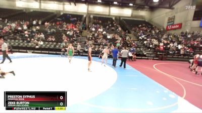 135 lbs Champ. Round 2 - Preston Syphus, Mountain Ridge vs Zeke Burton, Jordan High School