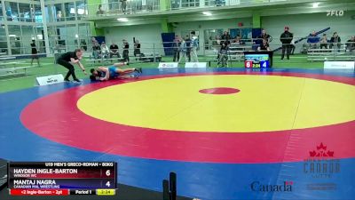 80kg Cons. Round 1 - Hayden Ingle-Barton, Windsor WC vs Mantaj Nagra, Canadian Mal Wrestling