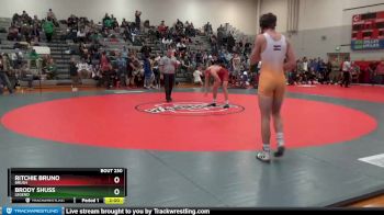 165 lbs Champ. Round 2 - Brody Shuss, Legend vs Ritchie Bruno, Brush