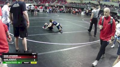 70 lbs Cons. Round 2 - Gage Atchison, Broken Bow Wrestling Club vs Kage Kohout, York Wrestling Club