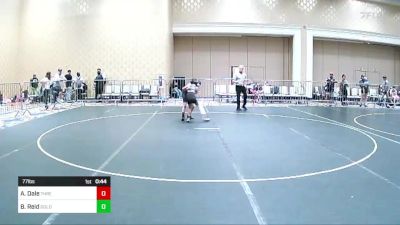 77 lbs Consi Of 8 #2 - Aj Dale, Threshold WC vs Brantley Reid, Gold Rush Wr Ac