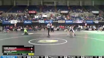 Quarterfinal - Coen Begnaud, Teurlings Catholic vs Nathan Adams, North Desoto