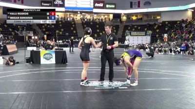 124 lbs Cons. Round 2 - Kalli Roskos, Ursinus vs Megan Edwards, Elmira College