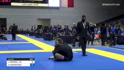 JOHNNY BOSWELL JR vs ADAM WARDZINSKI 2021 World IBJJF Jiu-Jitsu No-Gi Championship