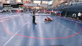 285 lbs Round 2 - Steven Brown, Shawnee Mission Northwest HS vs Faris Price, Allen Blue