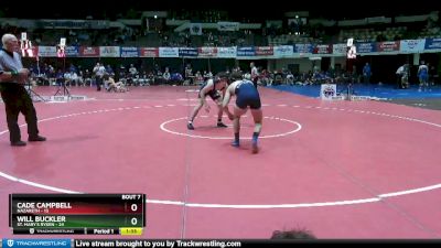 157 lbs Semis & 1st Wrestleback (8 Team) - Will Buckler, St. Mary`s Ryken vs Cade Campbell, Nazareth