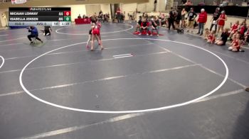 Girls K-8 - 135 Isabella Jensen, Apple Valley-Girls vs Micaiah Lenway, Albert Lea-Girls