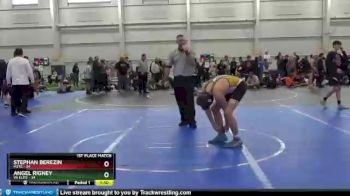 160 lbs Finals (2 Team) - Stephan Berezin, M2TC vs Angel Rigney, VA Elite