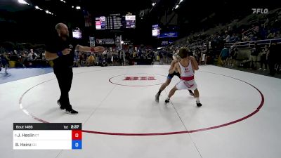 126 lbs Rnd Of 64 - Jackson Heslin, CT vs Braaden Heinz, CO