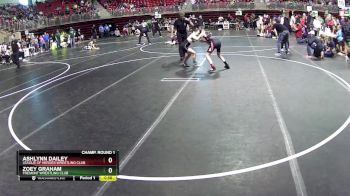 95 lbs Champ. Round 1 - Zoey Graham, Fremont Wrestling Club vs Ashlynn Dailey, League Of Heroes Wrestling Club