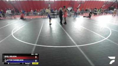 285 lbs Cons. Round 2 - Ryel Deleon, IL vs Clayton Danielson, MN