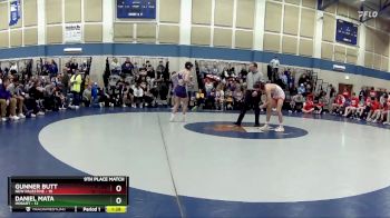 126 lbs Placement (16 Team) - Daniel Mata, Hobart vs Gunner Butt, New Palestine