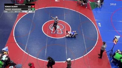 110 lbs Round Of 32 - Roman Gilbert, Clearfield vs Tanner Wisniewski, Cathedral Prep