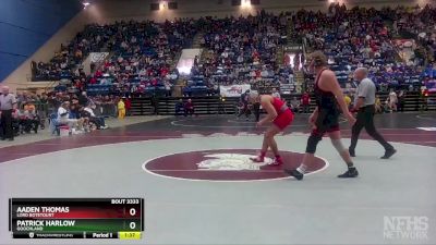 3 - 215 lbs Semifinal - Aaden Thomas, Lord Botetourt vs Patrick Harlow, Goochland