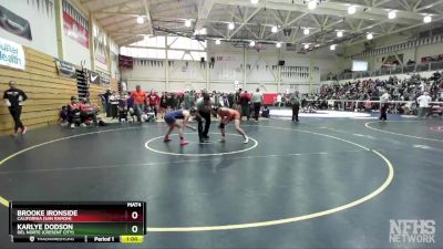 135 (137) Cons. Round 4 - Karlye Dodson, Del Norte (Cresent City) vs Brooke Ironside, California (San Ramon)