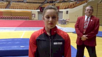 Senior Melanie Shaffer on her new OSU inspired floor music and AA win