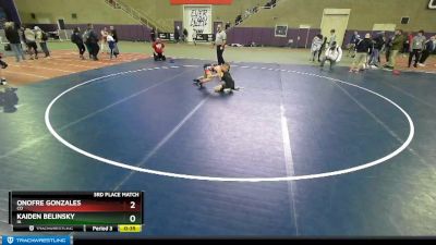 93-101 lbs Round 3 - Jace Koester, WI vs Isaiah Hackman, ND
