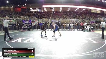 3A 160 lbs Semifinal - Mac Andrews, Wellington Community Hs vs Cordell White, South Dade