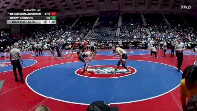 1A-175 lbs Semifinal - Brady Robinson, Landmark Christian School vs Ryder Schaltenbrand, Mt. Paran Christian School