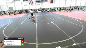 43 lbs Quarterfinal - Dane McFadden, So Cal Grappling vs Aaron Valenzuela, Rough House