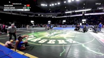 215 lbs Champ. Round 1 - Jacob Louis, Lewiston vs Kaicen Carter, Federal Way