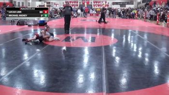 65 lbs Cons. Round 4 - Michael Hickey, LeVici Prep vs Lucas Linn, ROCORI